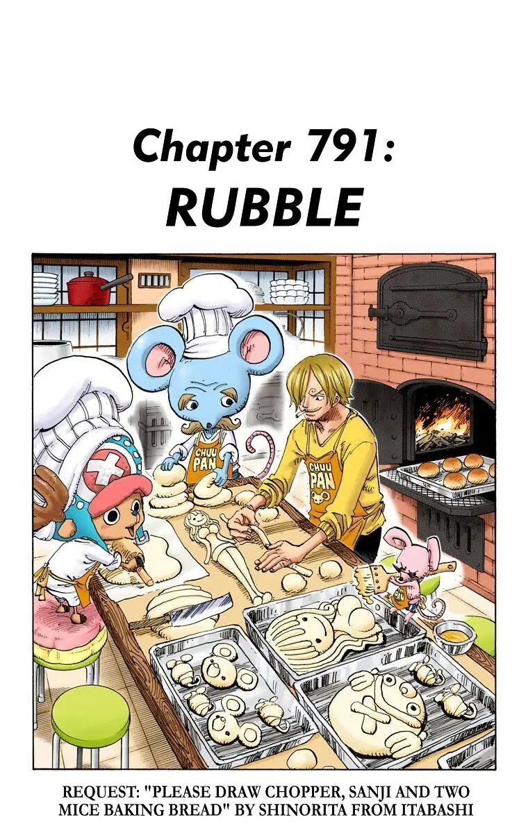 One Piece Digital Colored Chapter 791 image 01